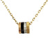 Pendant Necklace 18K Rose Gold and 18K Yellow Gold