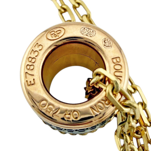 Pendant Necklace 18K Rose Gold and 18K Yellow Gold