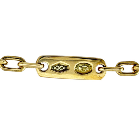 Pendant Necklace 18K Rose Gold and 18K Yellow Gold