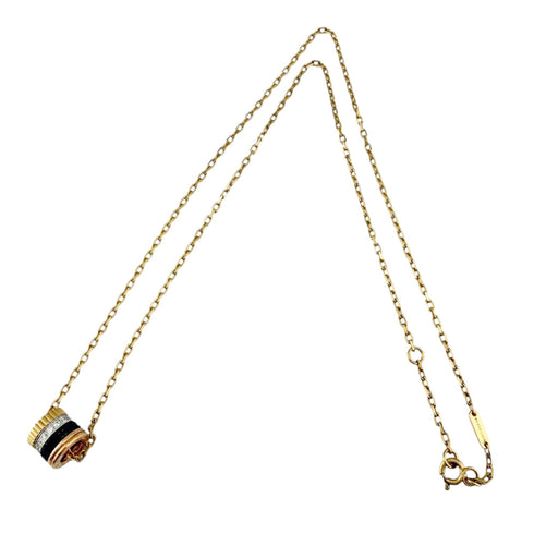 Pendant Necklace 18K Rose Gold and 18K Yellow Gold