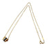 Pendant Necklace 18K Rose Gold and 18K Yellow Gold