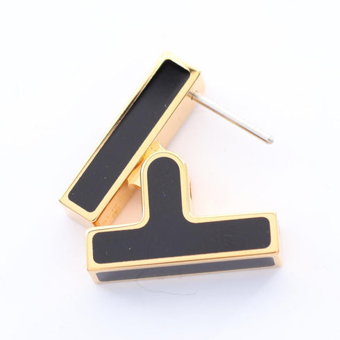 Single Earring Gold-Tone Metal