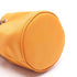 Charm Leather and Nylon Brown and Orange Handbag Charm