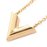 Essential V Pendant Necklace Gold