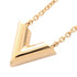Essential V Pendant Necklace Gold