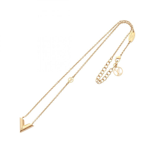 Essential V Pendant Necklace Gold
