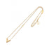 Essential V Pendant Necklace Gold