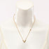 Essential V Pendant Necklace Gold