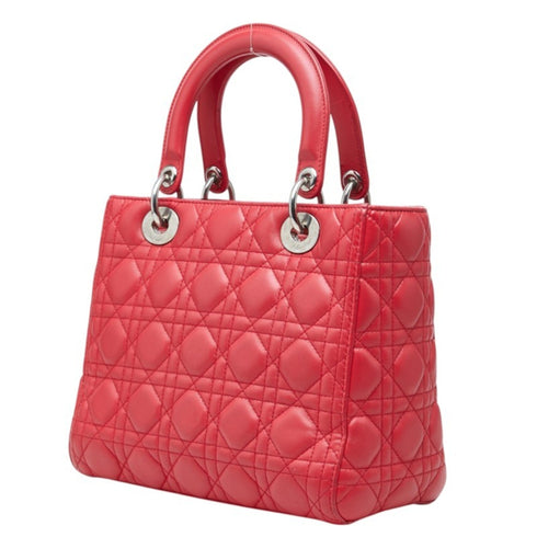 Lady Dior Bag Cannage Quilt Lambskin Medium