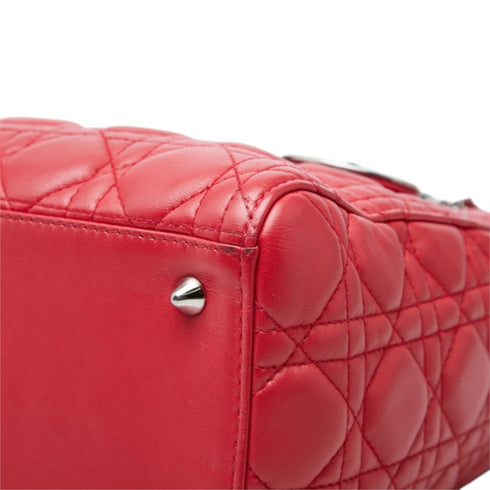 Lady Dior Bag Cannage Quilt Lambskin Medium