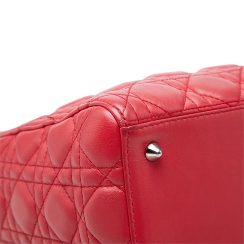 Lady Dior Bag Cannage Quilt Lambskin Medium