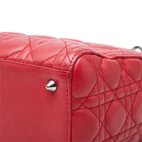 Lady Dior Bag Cannage Quilt Lambskin Medium