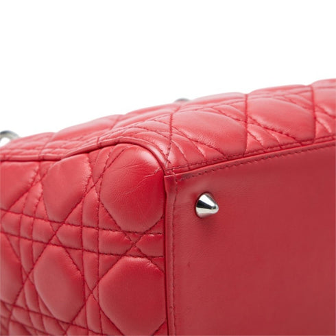 Lady Dior Bag Cannage Quilt Lambskin Medium