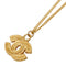CC Logo Chain Pendant Necklace Metal