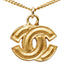 CC Logo Chain Pendant Necklace Metal