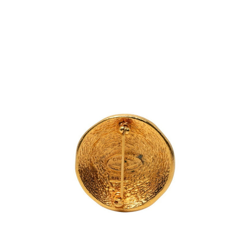 Vintage Cambon Round Brooch Metal