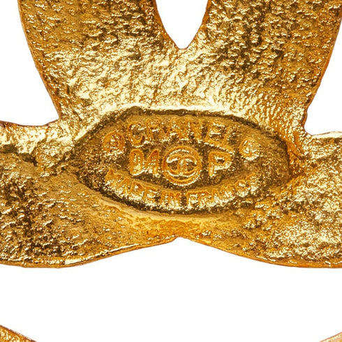 CC Logo Brooch Metal