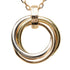 Trinity Pendant Necklace 18K Tricolor Gold