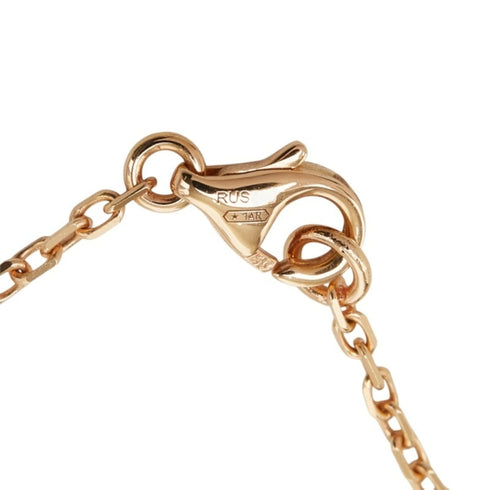 Trinity Pendant Necklace 18K Tricolor Gold