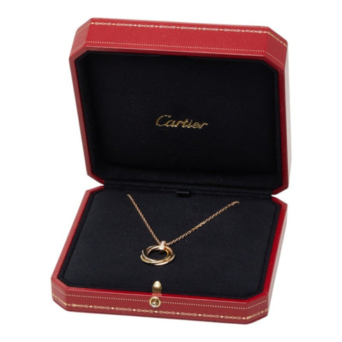 Trinity Pendant Necklace 18K Tricolor Gold