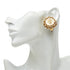CC Logo Clip-On Earrings Metal