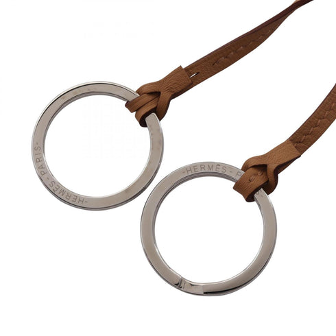 Clochette Pendant Necklace Leather Brown Multi-color