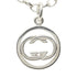 GG Pendant Necklace Sterling Silver
