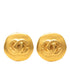 CC Logo Clip-On Earrings Metal Gold-Tone Metal