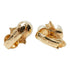 Clip-On Earrings Pearl Clip-On Gold-Tone Metal