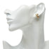 Clip-On Earrings Pearl Clip-On Gold-Tone Metal