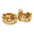 CC Logo Clip-On Earrings Metal Gold-Tone Metal