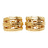 CC Logo Clip-On Earrings Metal Gold-Tone Metal