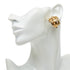 CC Logo Clip-On Earrings Metal Gold-Tone Metal