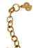 Pendant Necklace Gold With Black Plating