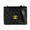 Vintage Square CC Flap Bag Quilted Lambskin Medium