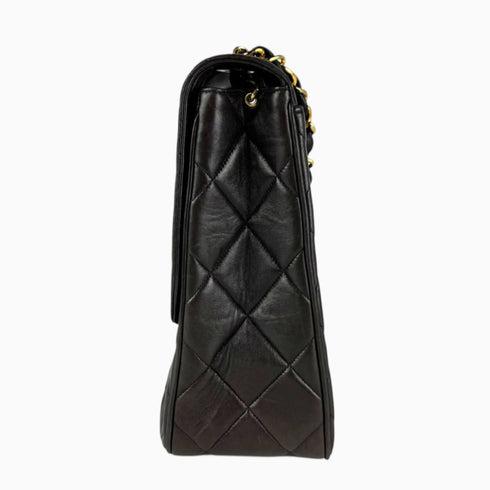 Vintage Square CC Flap Bag Quilted Lambskin Medium