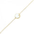 Charm Bracelet 18K Yellow Gold With Topaz