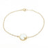 Charm Bracelet 18K Yellow Gold With Topaz