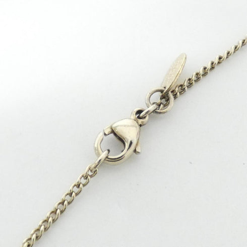 Pendant Necklace Metal Gold and Red