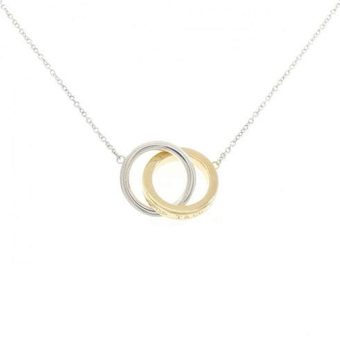 1837 Interlocking Pendant Necklace Sterling Silver and 18K Yellow Gold