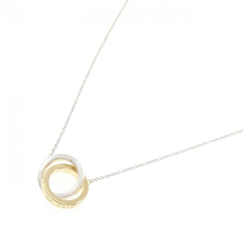 1837 Interlocking Pendant Necklace Sterling Silver and 18K Yellow Gold