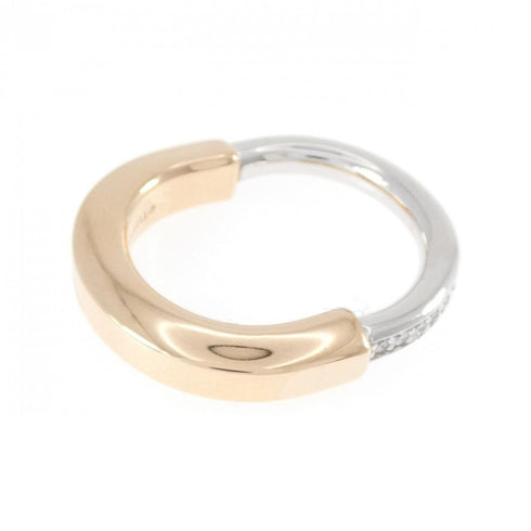 Ring 18K Rose Gold and 18K White Gold With Diamond