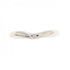 Curved 1P Ring Platinum with Diamond
