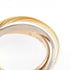 Vendome Louis Cartier Band Ring 18K Tricolor Gold