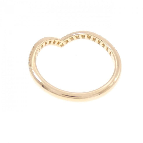 Soleste V Ring 18K Rose Gold with Diamonds Half Eternity