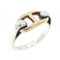 Chaine d'Ancre Ring Gold and Silver