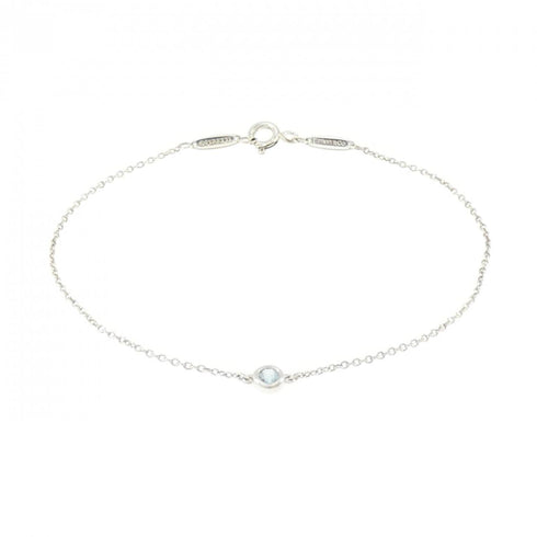 Elsa Peretti Diamonds By The Yard Pendant Necklace Sterling Silver