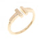 T Wire Ring 18K Rose Gold