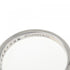Half Circle Channel Setting Ring Platinum with Diamond