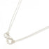 Figure Eight Pendant Necklace Sterling Silver